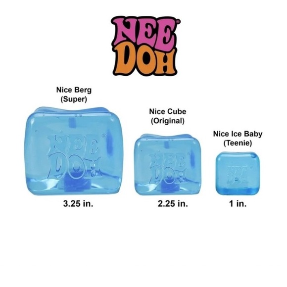 NeeDoh Original Nice🧊 Cube Super Solid Squish, Purple - Picture 4 of 6